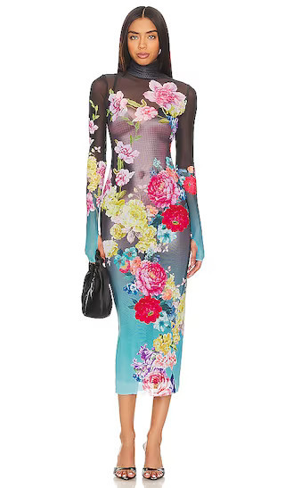 AFRM Shailene Dress in Teal. - size L | Revolve Clothing (Global)