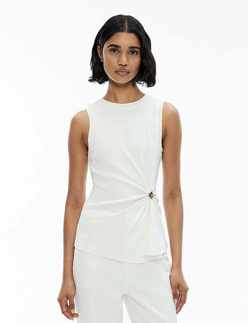 Witchery Trim Detail Tank Top | David Jones | David Jones (Australia & New Zealand)