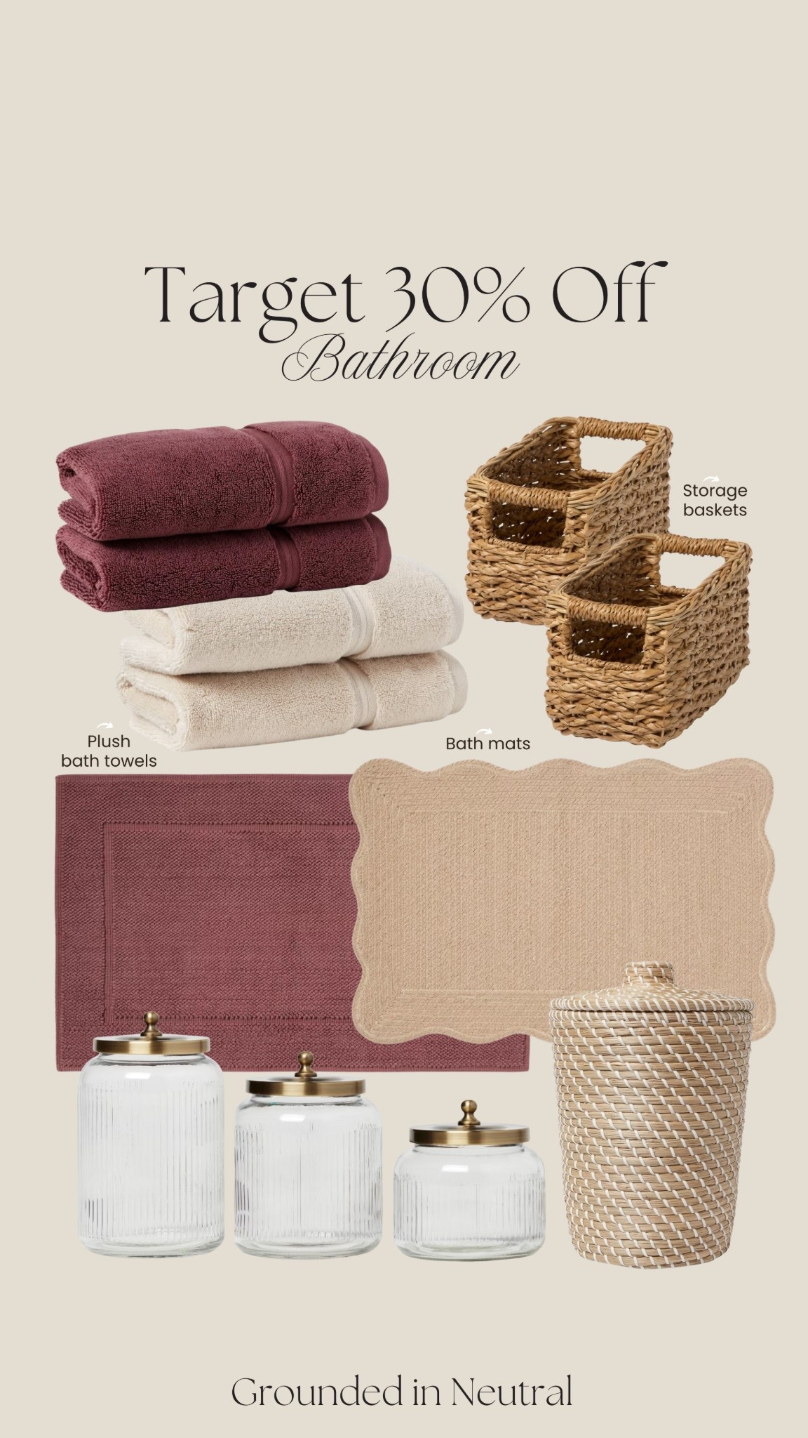 Target Bathroom is on sale for 30% off today! 🎯

Target bathroom, bathroom inspo

#LTKFindsUnder100 #LTKHome #LTKSaleAlert