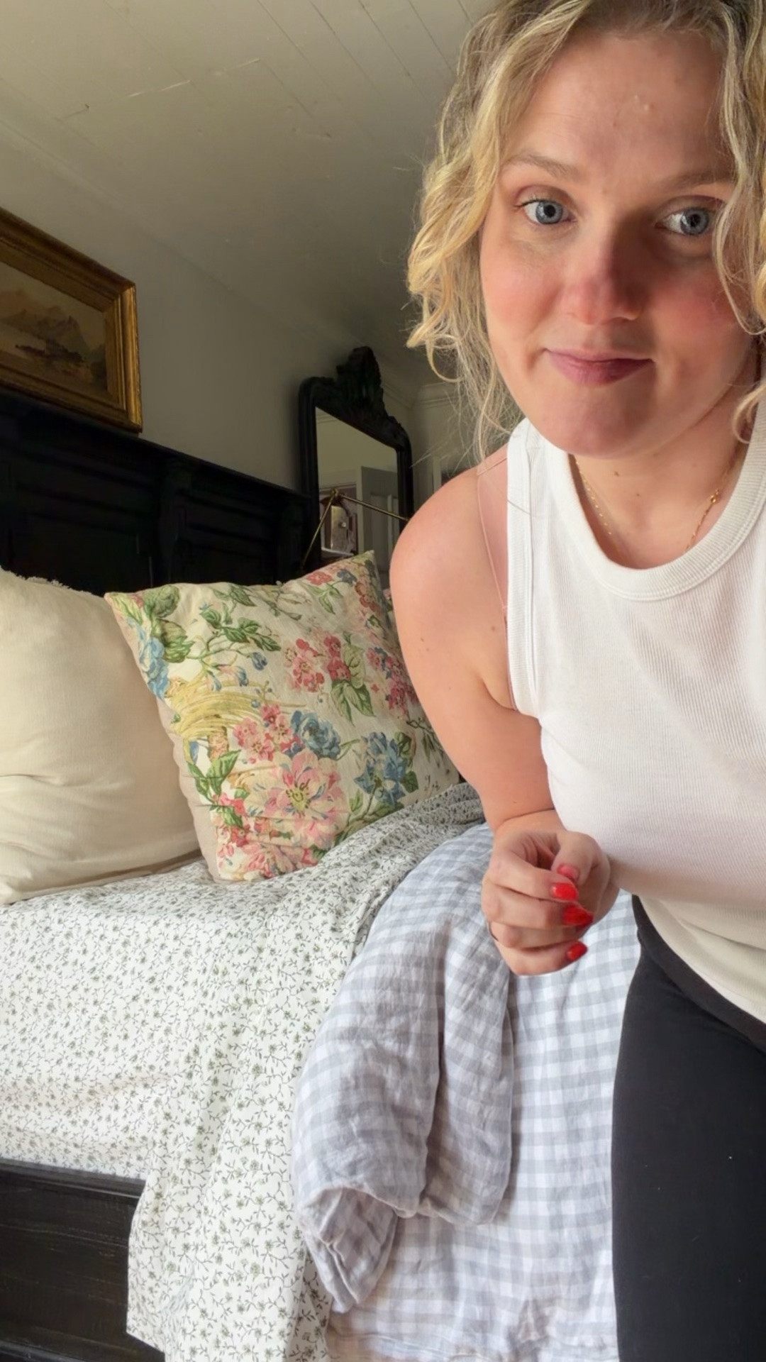 so many questions about my floral sheets! They're from @Quince  We love them.
They also now have a quilt in gingham!! You can't believe the quality and price!! #quincepartner 😍

#LTKHome
