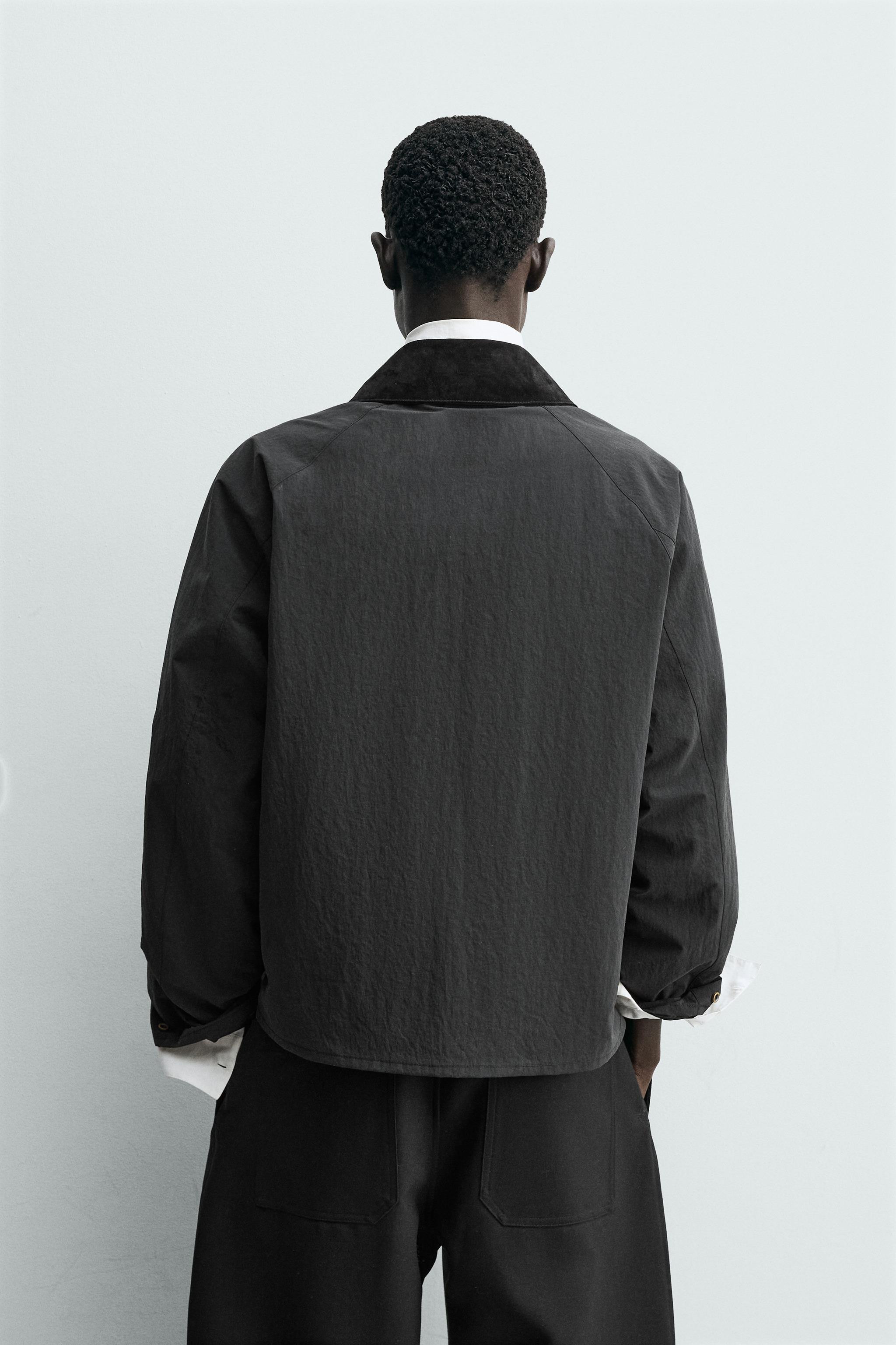 TECHNICAL COMBINATION COLLAR JACKET | Zara US