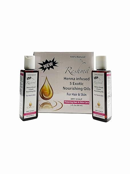 Reshma Beauty Henna Infused Hair Oil For Thinning Hair, Pack Of 12 | Amazon (US)