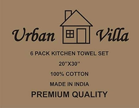 Urban Villa Kitchen Towels,Horizontal stripes,Premium Quality,100% Cotton Dish Towels,Mitered Cor... | Amazon (US)
