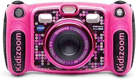 VTech Kidizoom Duo 5.0 Deluxe Digital Selfie Camera with MP3 Player and Headphones, Pink | Amazon (US)