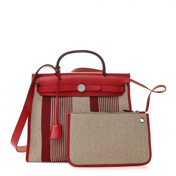 HERMES

Vache Hunter Toile H Vibration Herbag Zip 31 PM Bordeaux Ficelle Rouge Piment | Fashionphile