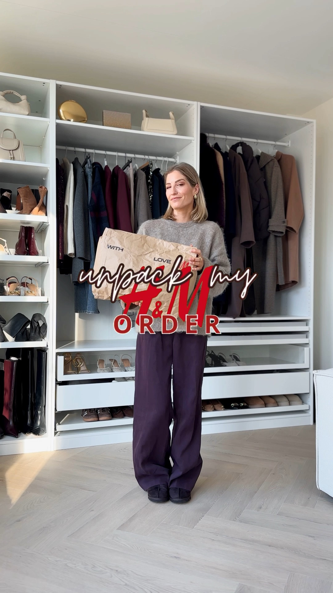 Unpack my small h&m order with me! 🫶🏼✨ If the links don’t work the item is not yet available in your country, but favorite this post by tapping 🖤 to easily come back later.

Outfit 1: dress, xs/ coat: 36-38 / boots & accessories older

Outfit 2: cape cardigan: s / turtleneck top: xs / jeans: 34 / gloves: m 

Outfit 3: burgundy cardigan: s / navy trousers zara: 9929/132 in xs / coat: s



#LTKSeasonal #LTKWorkwear #LTKStyleTip