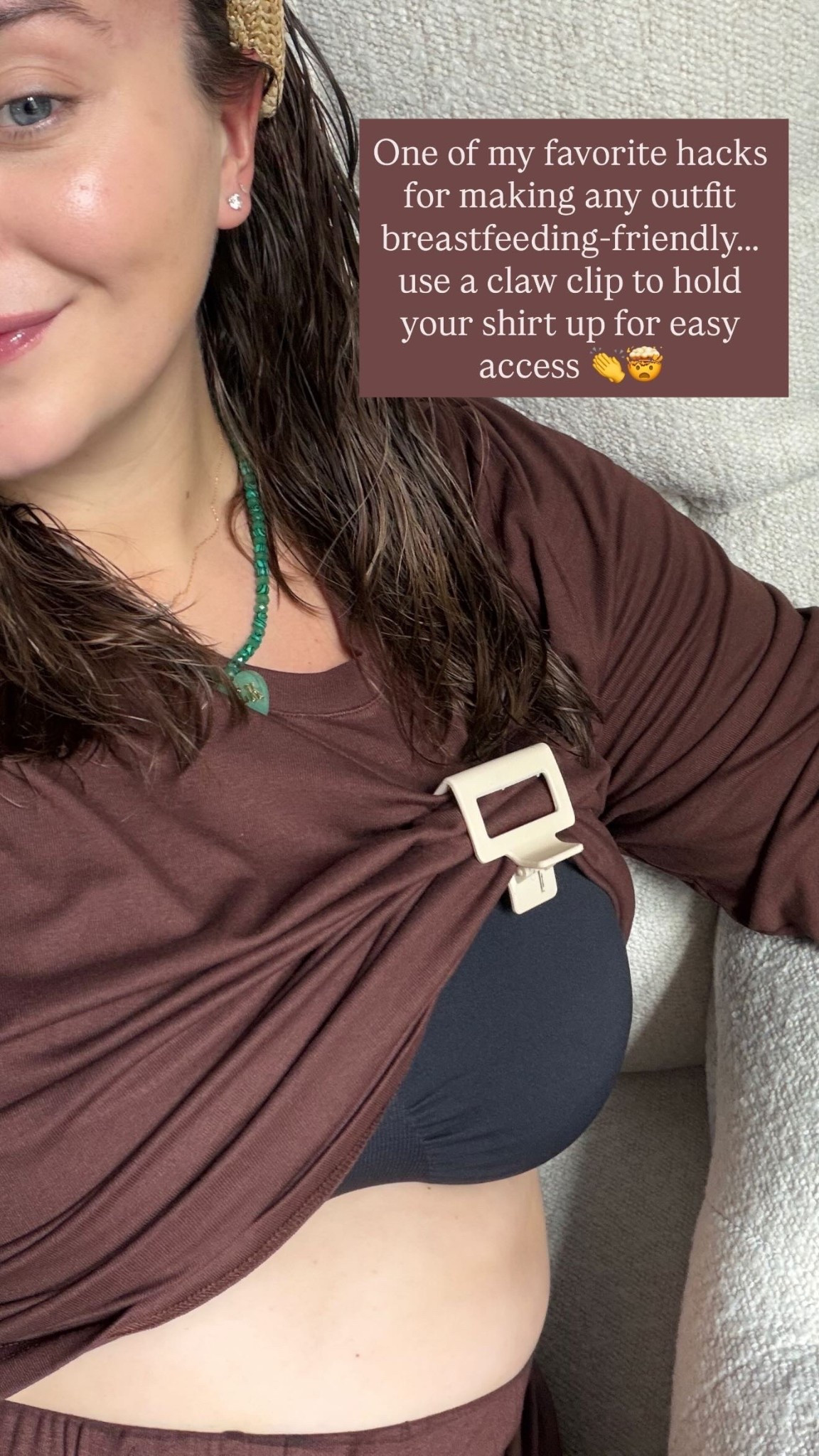 Wearing size XXL in matching set 

#LTKmomlife #LTKBaby #LTKMidsize