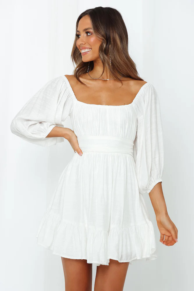 This Is Espionage Dress White | Hello Molly (AU)