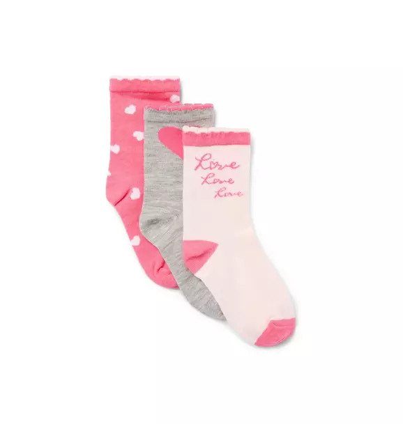 Valentine Sock 3-Pack | Janie and Jack
