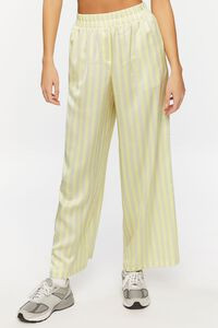 Satin Striped Wide-Leg Pants | Forever 21 (US)