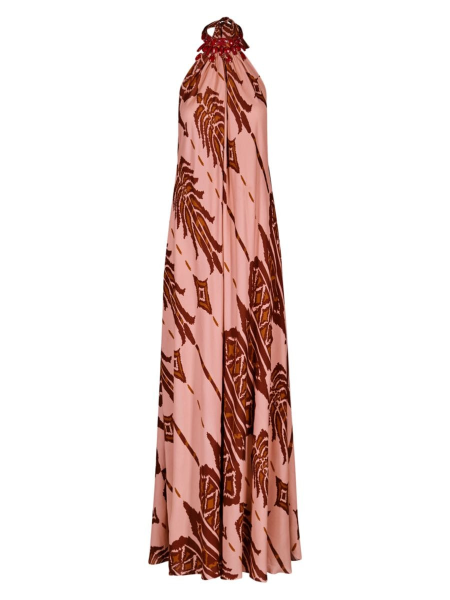Anouk Mohican Song Printed Silk Maxi Dress | Saks Fifth Avenue