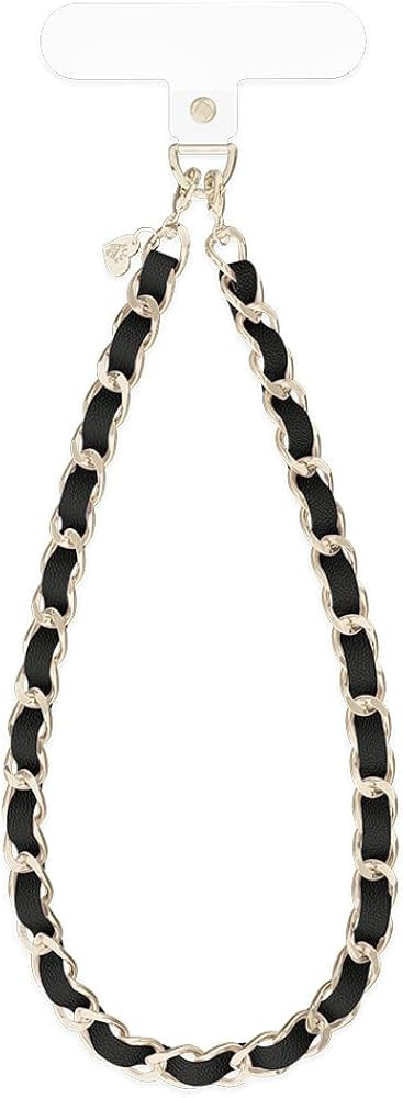 VELVET CAVIAR Leather Chain Phone Charm Wrist Strap - Cute Lanyard Accessory for Women - Fits all... | Amazon (US)