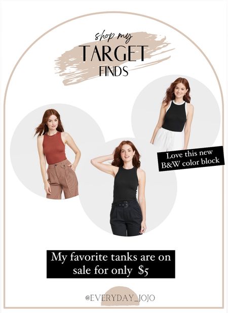 The best basic tanks are on sale for $5

#LTKsalealert #LTKstyletip #LTKfindsunder50