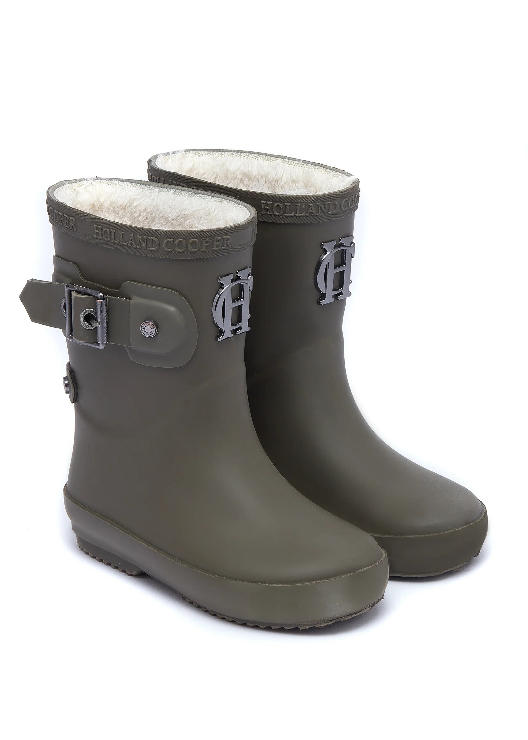 Little Wellie - Toddler (Dinosaur Green) | Holland Cooper