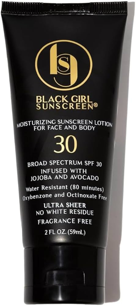 Face & Body Moisturizing Sunscreen Lotion SPF 30, No White-Residue for Melanin Rich Skin (2 Fl. O... | Amazon (US)
