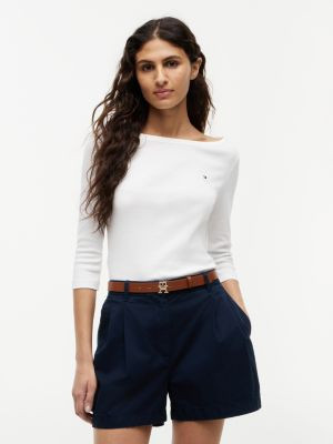 Slim Fit Boatneck T-Shirt | Tommy Hilfiger (US)