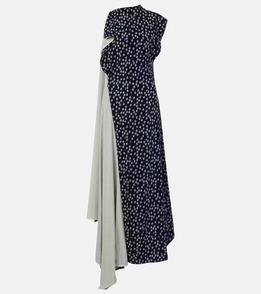 Proenza Schouler Devyn floral draped maxi dress | Mytheresa (US/CA)