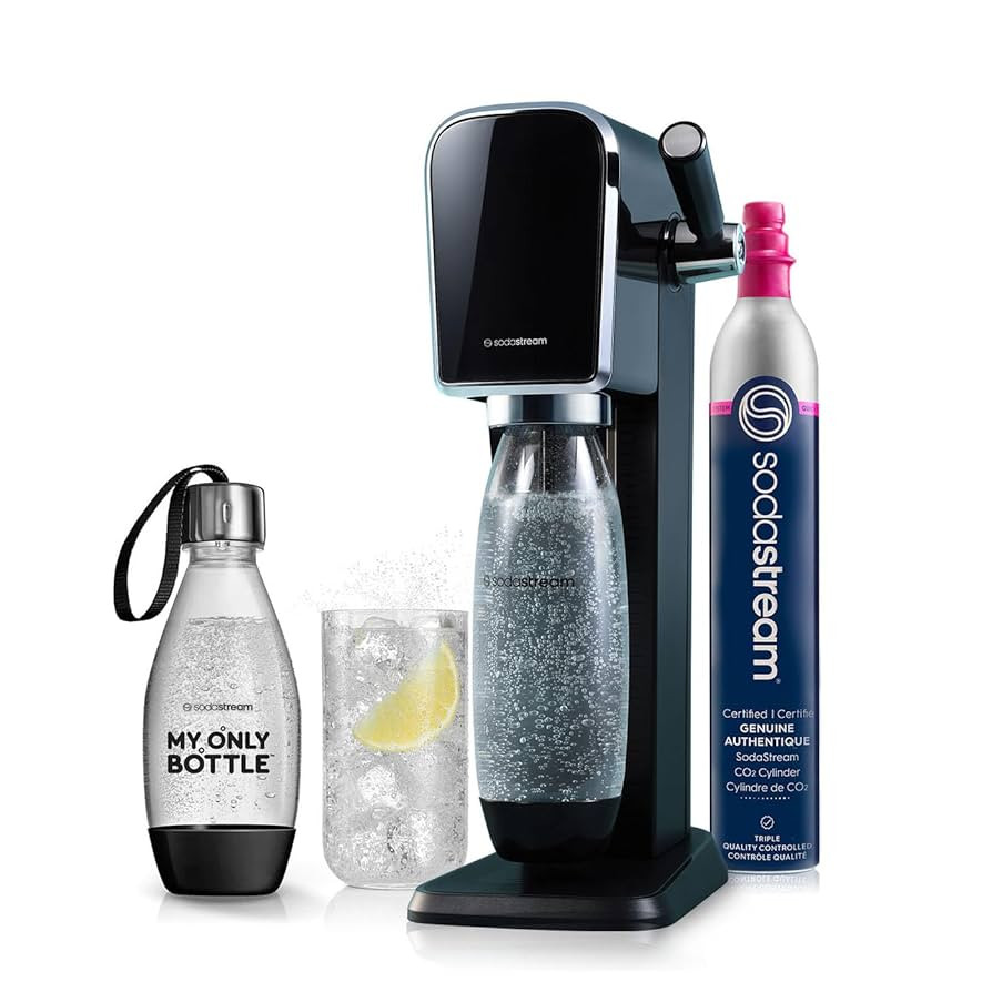 SodaStream - ART Sparkling Water Maker | STARTER KIT | CQC CO2 system | Includes 1x CO2 Cylinder,... | Amazon (US)