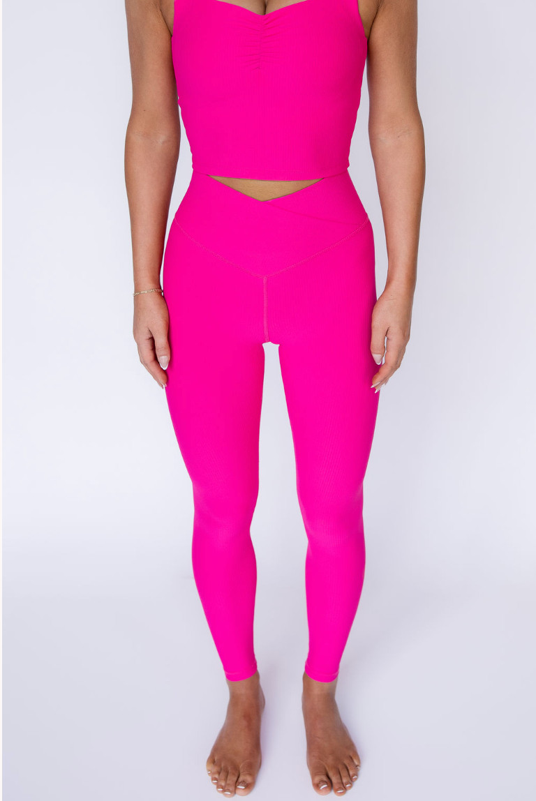 Ribbed Energy Crossover Legging | Salt Project