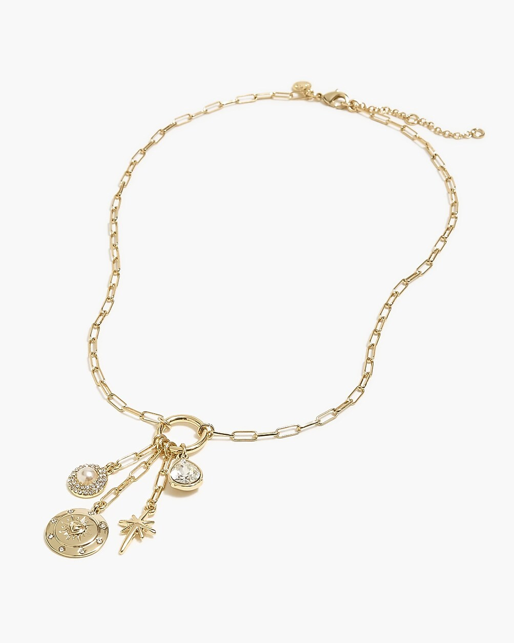 Hoop charm necklace | J.Crew Factory