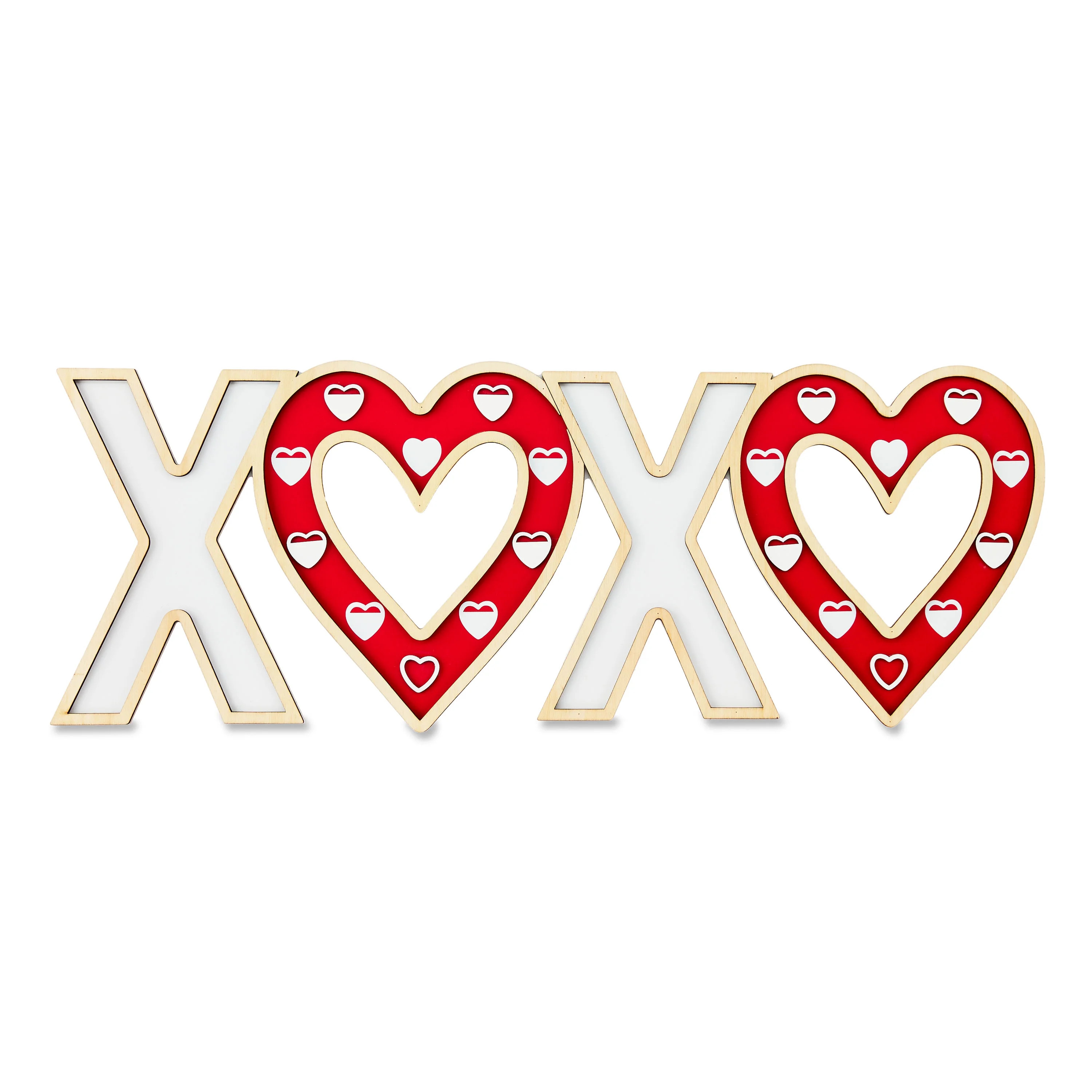 Way To Celebrate Valentine Large XOXO Wall Décor Sign - Walmart.com | Walmart (US)