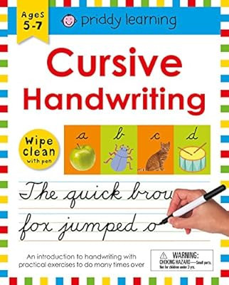 Wipe Clean Workbook: Cursive Handwriting (Wipe Clean Learning Books) | Amazon (US)