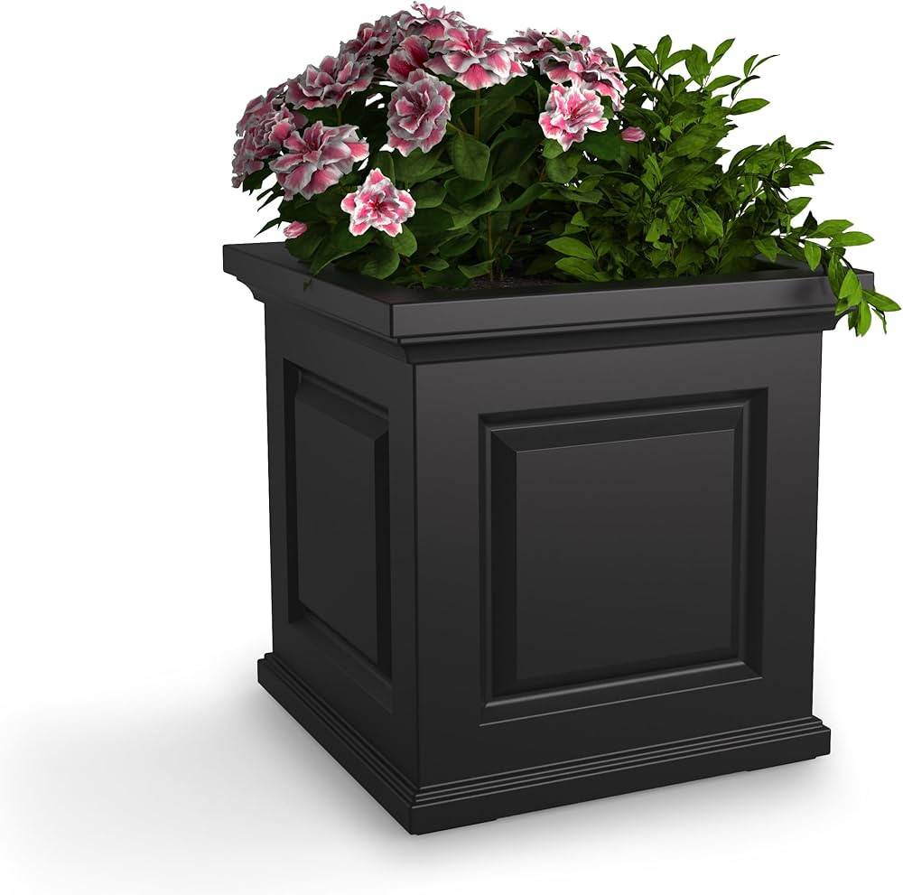 Mayne Nantucket 20-Inch Square Planter – Self-Watering, Weather-Resistant Planter for Flowers ... | Amazon (US)