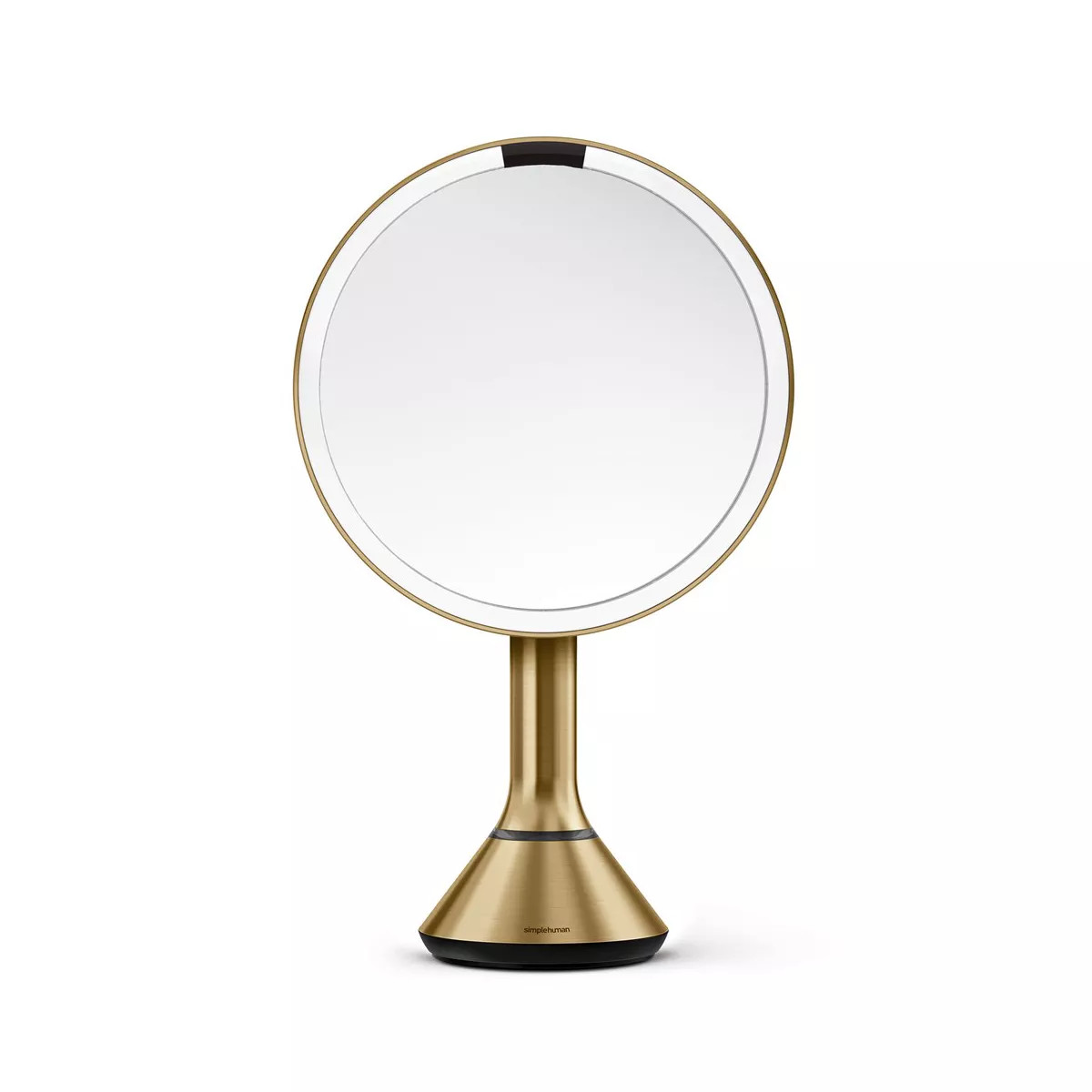 simplehuman 8" Round Sensor Makeup Mirror with Touch-Control Dual Light Settings, 5x Magnificatio... | Target