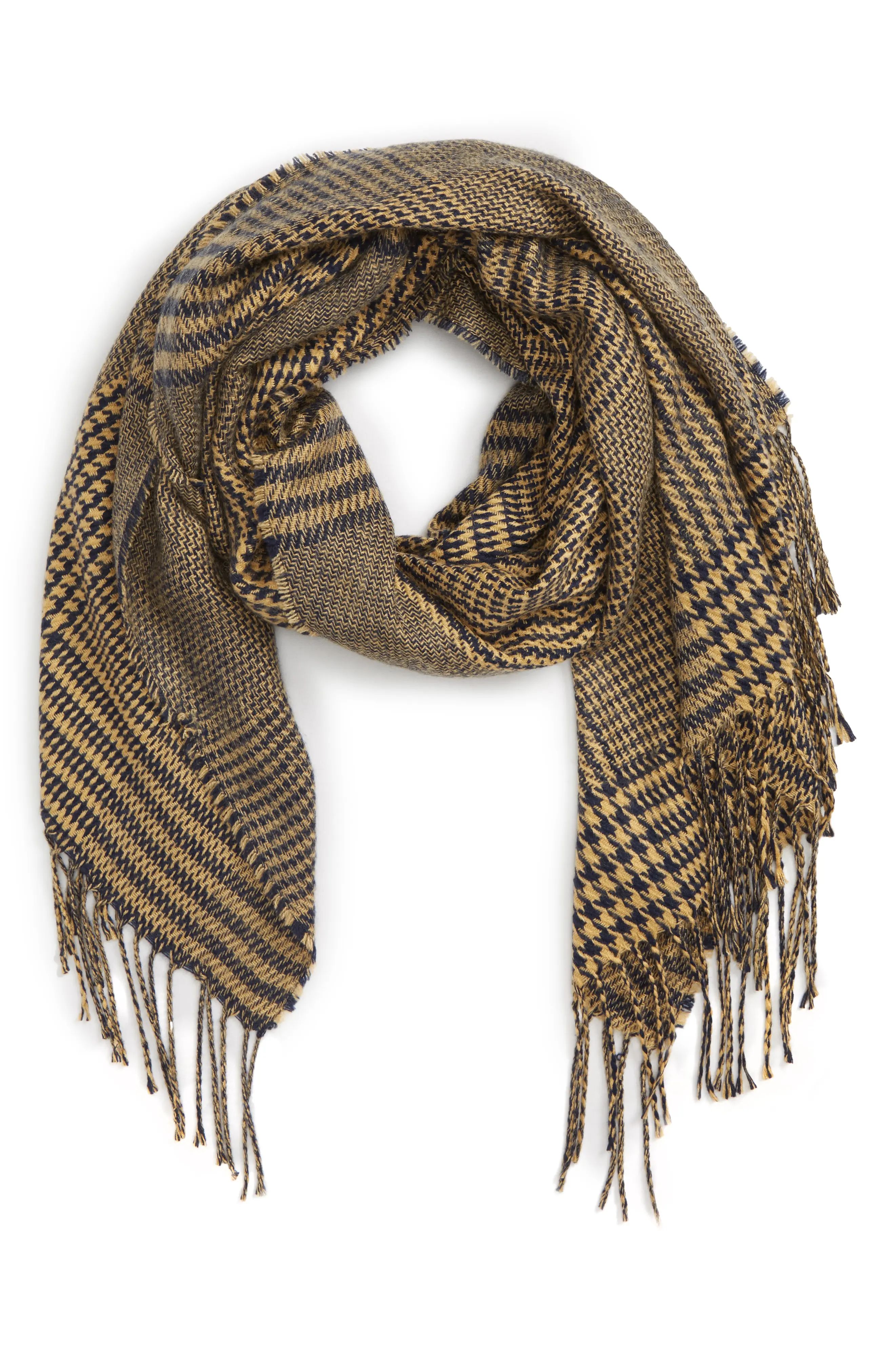 BP. Mixed Houndstooth Scarf | Nordstrom