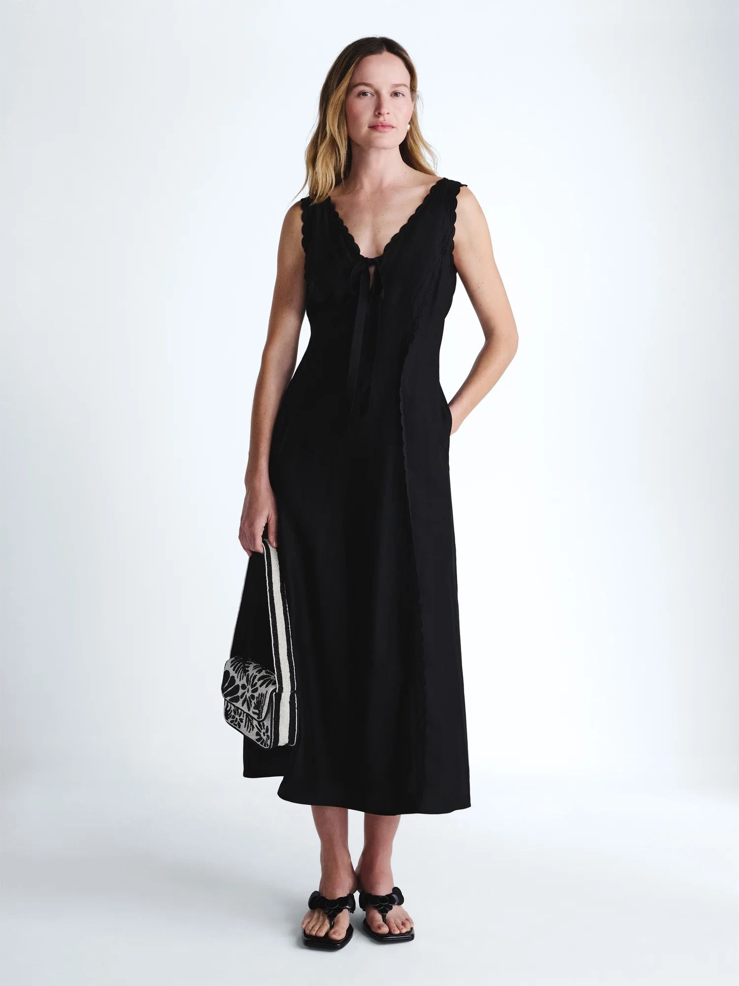 Scoop Women's and Women's Plus Maxi Keyhole Dress, Sizes 0-26W | Walmart (US)