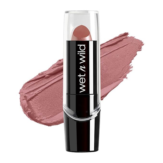 wet n wild Silk Finish Lipstick| Hydrating Lip Color| Rich Buildable Color| Dark Pink Frost | Amazon (US)