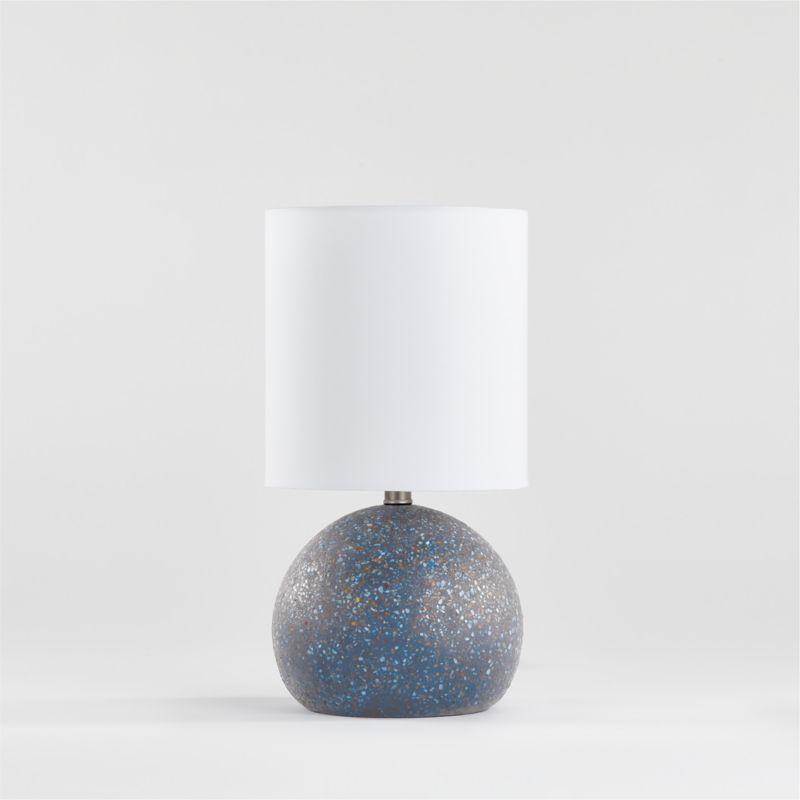 Dark Blue Terrazzo Table Lamp + Reviews | Crate and Barrel | Crate & Barrel