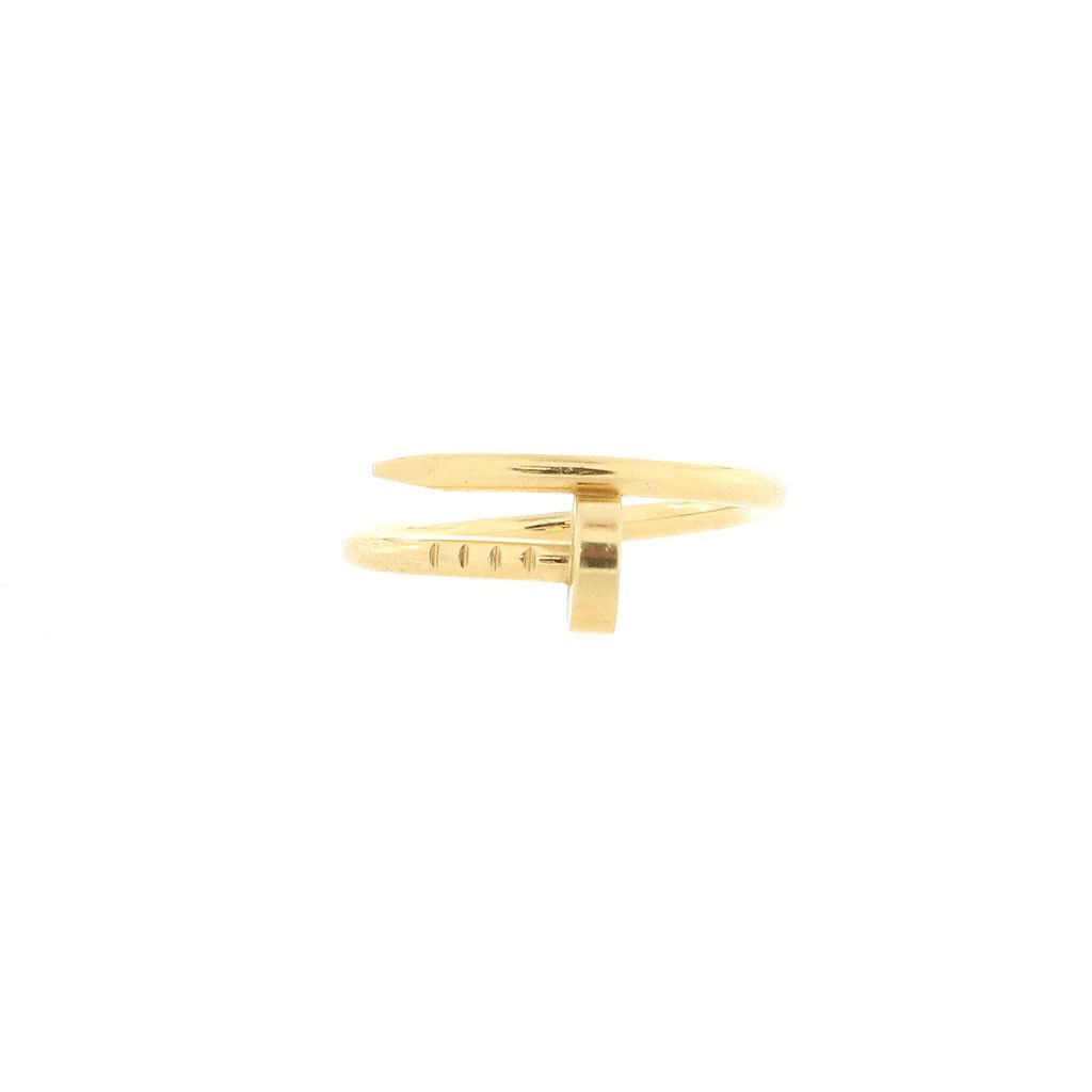 Juste un Clou Ring 18K Yellow Gold Small | Rebag