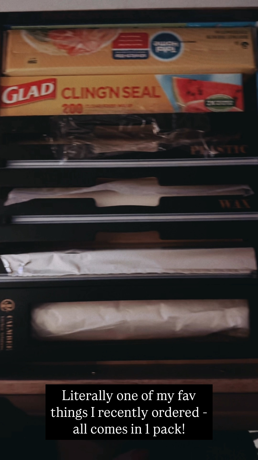 One of my favorite new things that keeps all my foil, wax paper, plastic bags of all sizes, & more all in one kit under $50! Game changer / space saver & fits in 1 drawer (I split mine between two) or you can keep it in your pantry - I used to do that with a smaller/not as great version of this! 

Linked my other favorites I bought recently as I’ve been in a “nesting & organizing” phase! 🛋️

It’s the little things 🥰🙏

Xoxo-Your girl for the latest home, beauty, & fashion trends,
CeCe 🙏🏡🍯🔧🛋️🪞🪴📚🥰❄️🔥

#LTKFindsUnder50 #LTKHome #LTKWatchNow