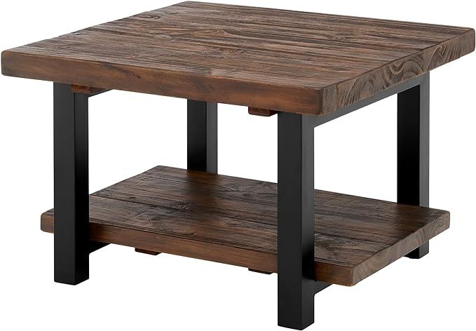 Alaterre Furniture Alaterre AZMBA1320 Sonoma Rustic Natural Cube Coffee Table, Brown, 27 inch | Amazon (US)