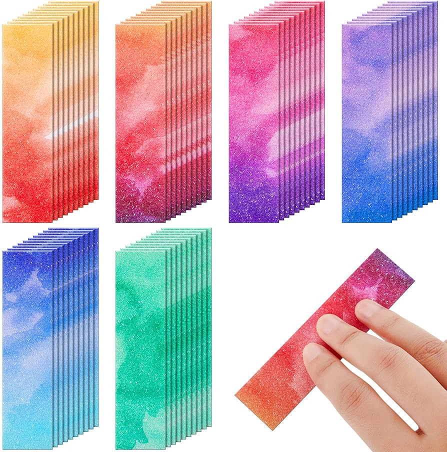 72 Pieces Sensory Stickers Fidget Textured Strips Toys Anti Stress Tactile Rough Sensory Calm Tex... | Amazon (US)