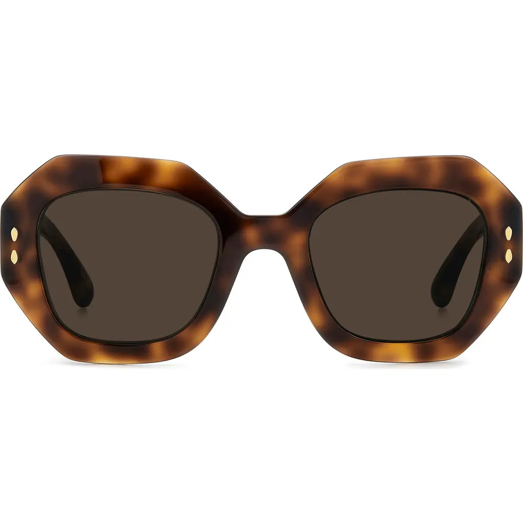 Isabel Marant 52mm Rectangular Geometric Sunglasses in 0Wr9-70 at Nordstrom Rack | Nordstrom Rack
