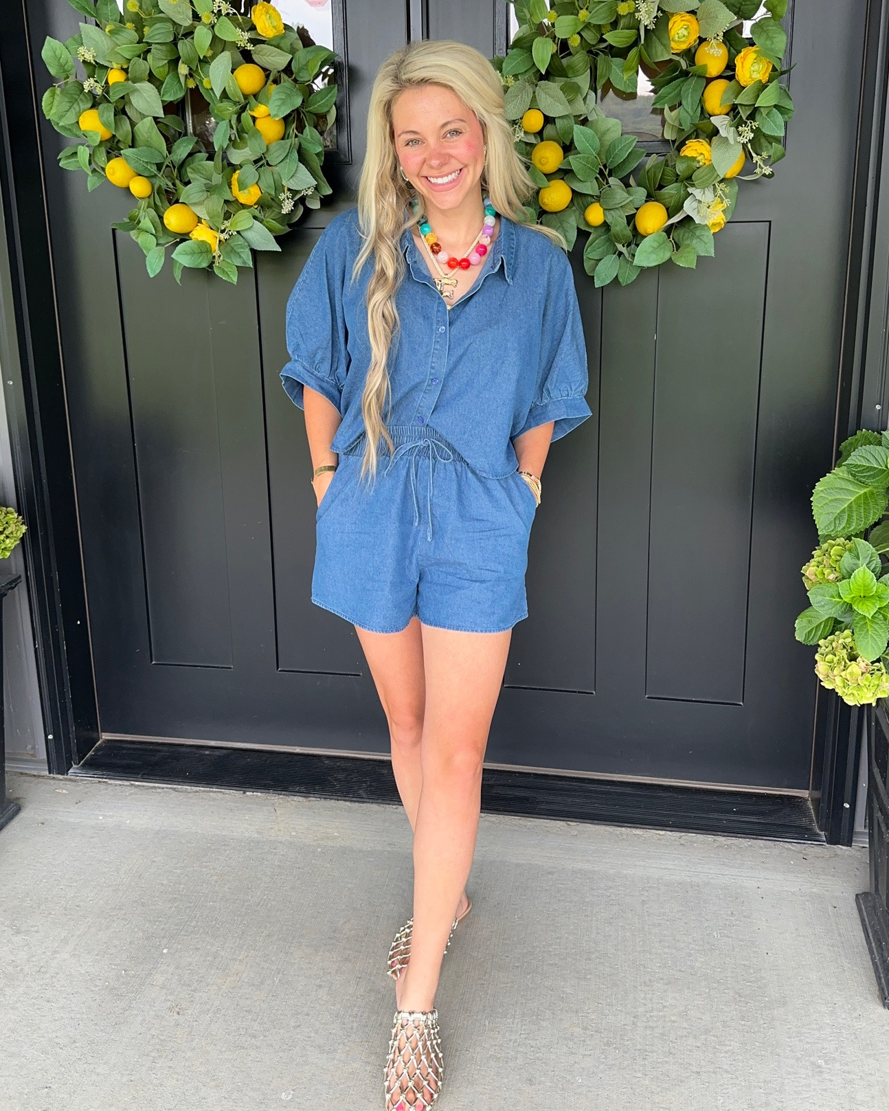Love a denim moment 🩵👖🦋

#LTKootd #LTKmomlife #LTKSaleAlert