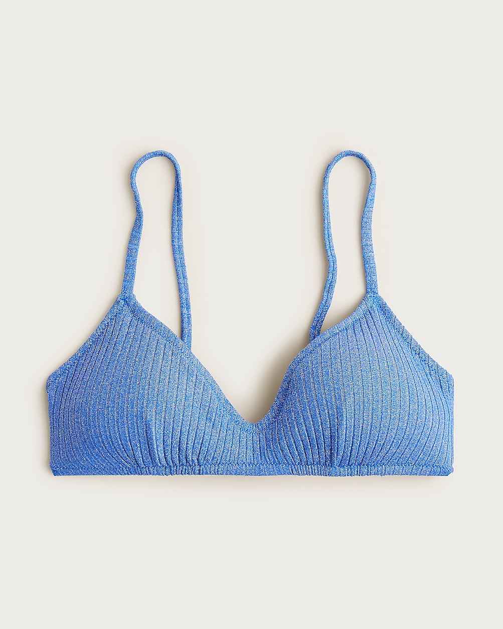 Odessa bikini top in sparkle rib | J. Crew US