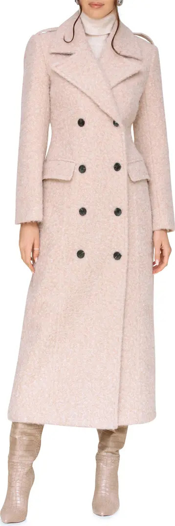 Avec Les Filles Strong Shoulder Maxi Coat | Nordstrom | Nordstrom