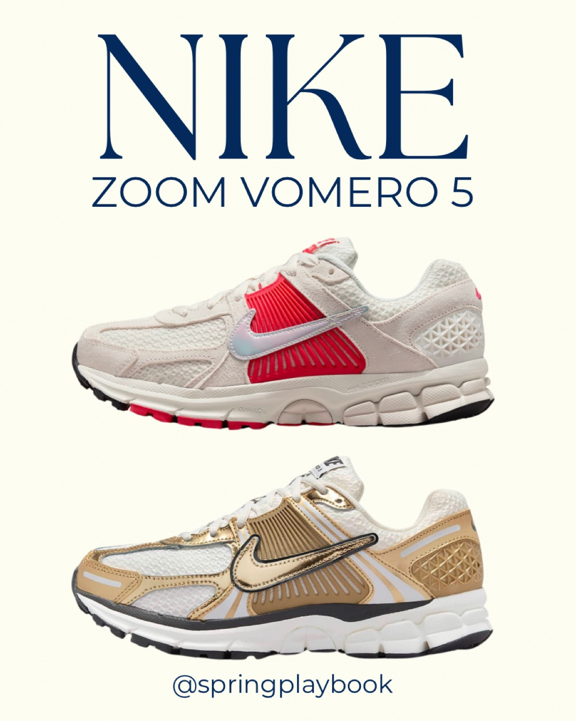Nike Zoom Vomero 5 for Springs!

#hoccream & hot coral

#createdcolorful #createdcolorfulspring #hocspring #tcispring #pcaspring #lightspring #warmspring #truespring #brightspring #clearspring #paintboxspring #bluespring

#LTKshoecrush #LTKfitness

#LTKActive