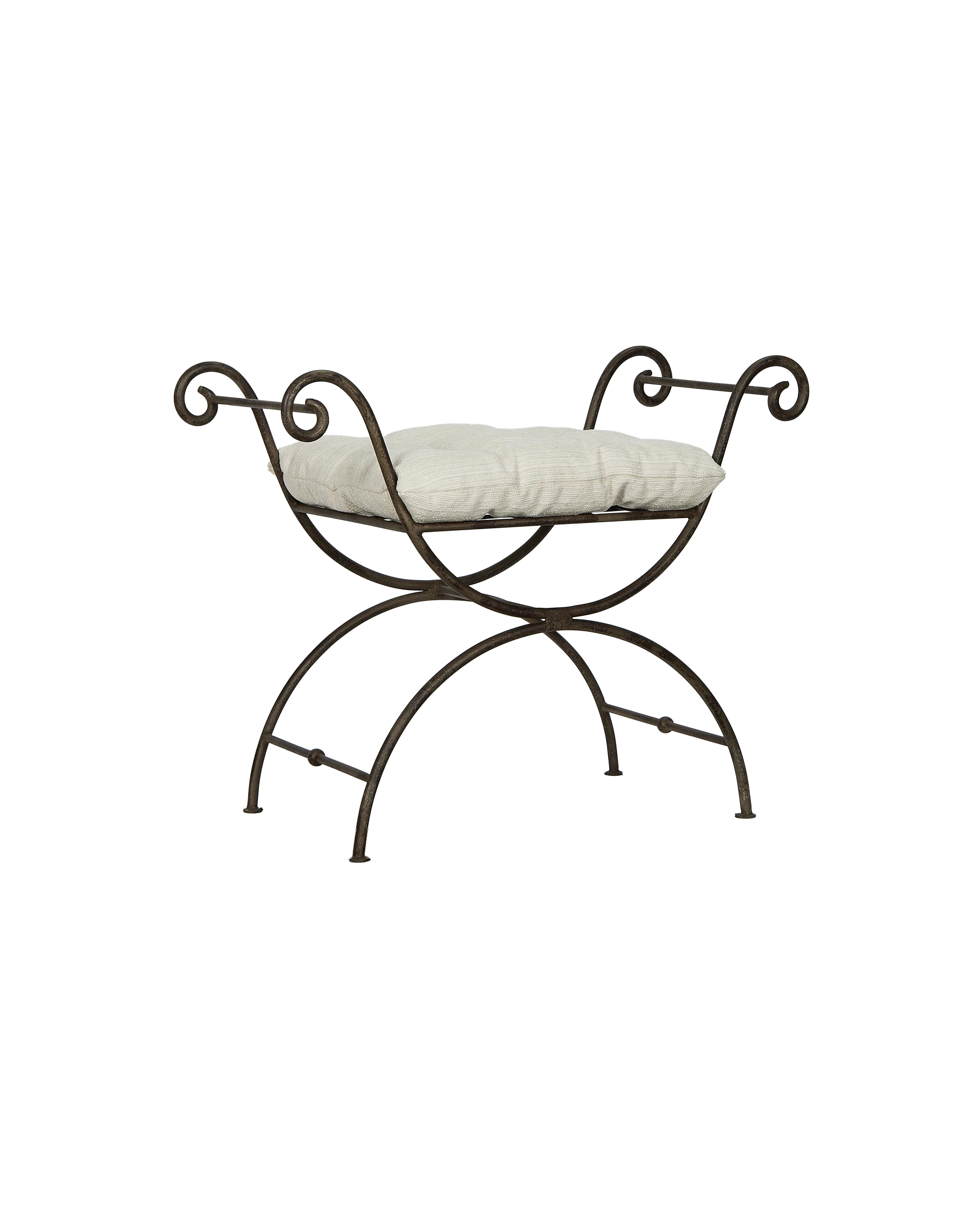 Lyon Vanity Stool - Creme | Olive Ateliers