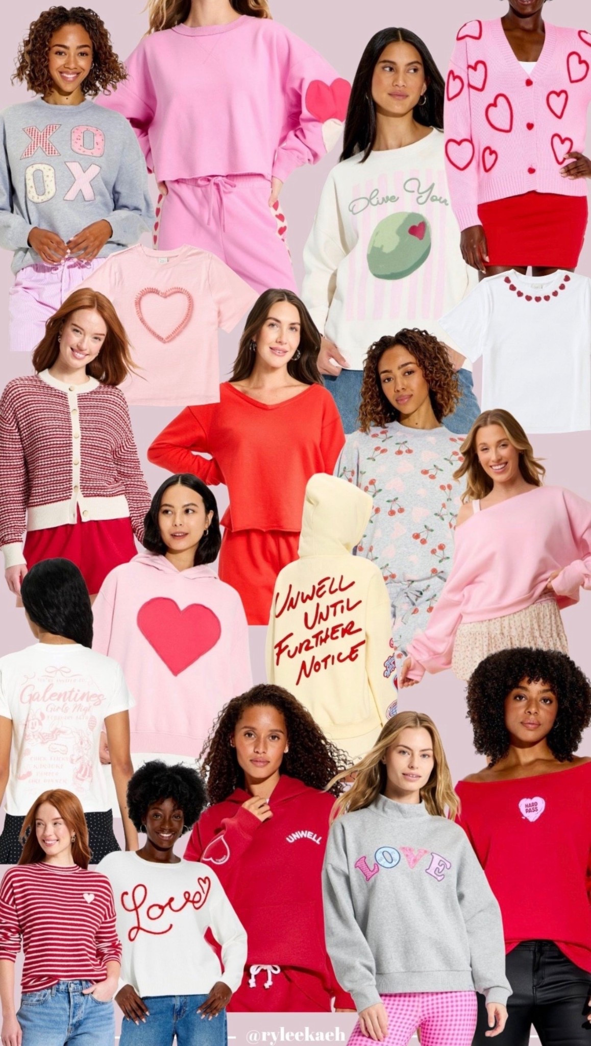 More Valentine’s Day finds from @Target!!! 🩷❤️🤍🩷❤️🤍

Loving the stripes and the cutesy 🫒🫒🫒 sweatshirt!! 

All of these will ship before VDAY so order now while they’re in stock :))) 📦

Target finds, Target fashion, Target trends, Target sweatshirts, Target sweaters, Valentine’s Day attire, Valentine’s Day sweatshirts, graphic shirts, graphic sweatshirts, Valentine’s Day sweaters, striped sweaters, red sweaters, pink sweaters, holiday finds, Target deals, Target trends, hot deals, winter outfits

#LTKValentine #LTKootd #LTKSeasonal