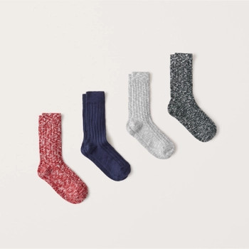 4-Pack Camp Socks | Abercrombie & Fitch (US)