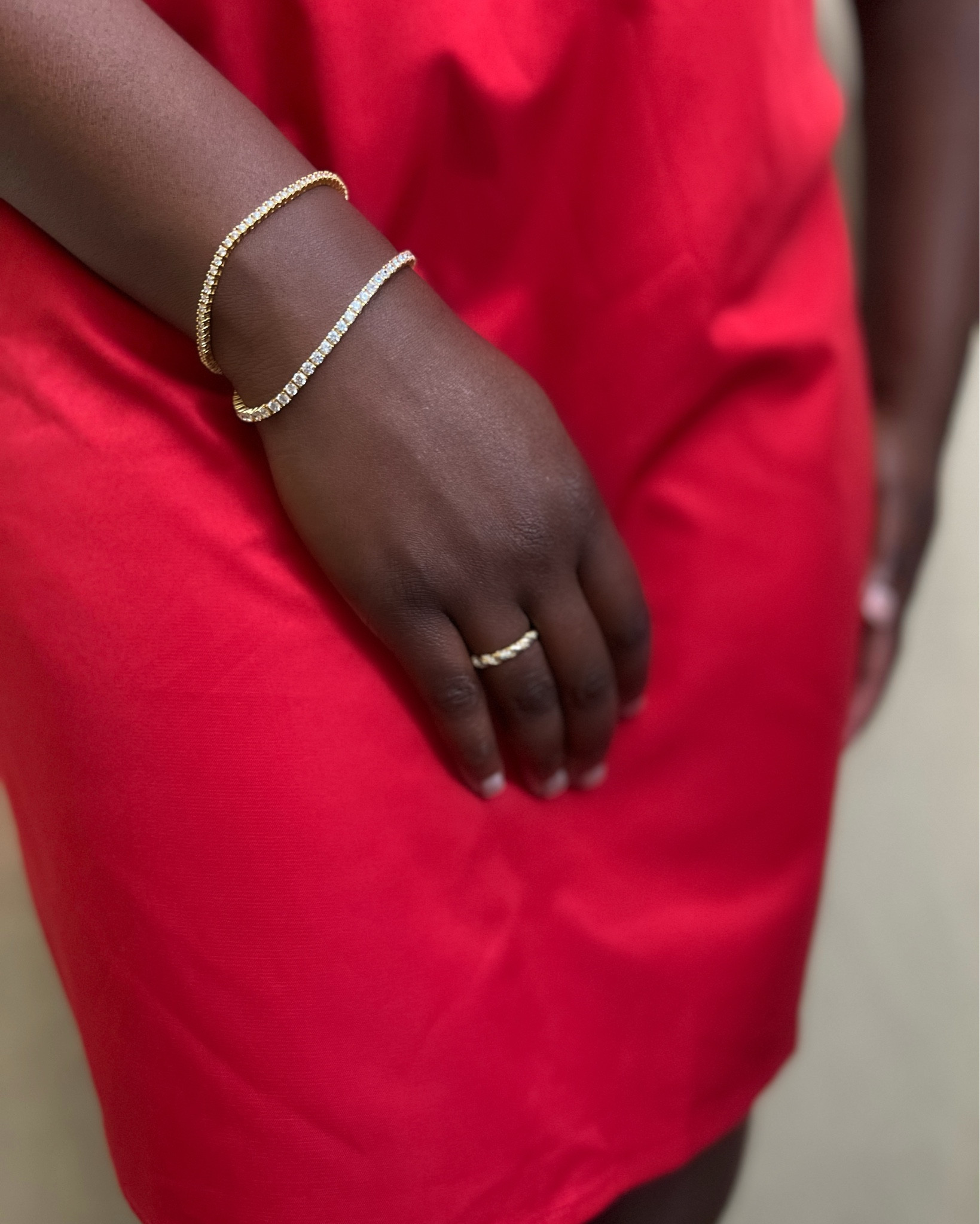 Tennis bracelets.


#LTKHoliday