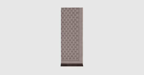 Gucci Wool GG jacquard scarf | Gucci (US)