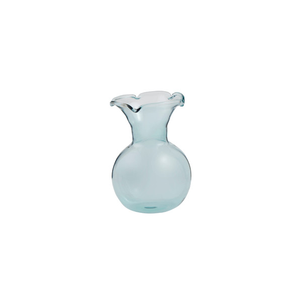 Blue Mini Ruffle Vase | Mud Pie