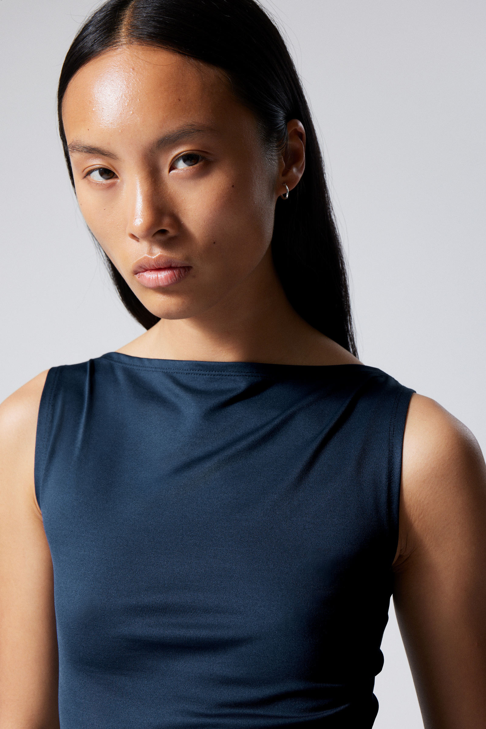 Annie Boatneck Sleeveless top | Weekday