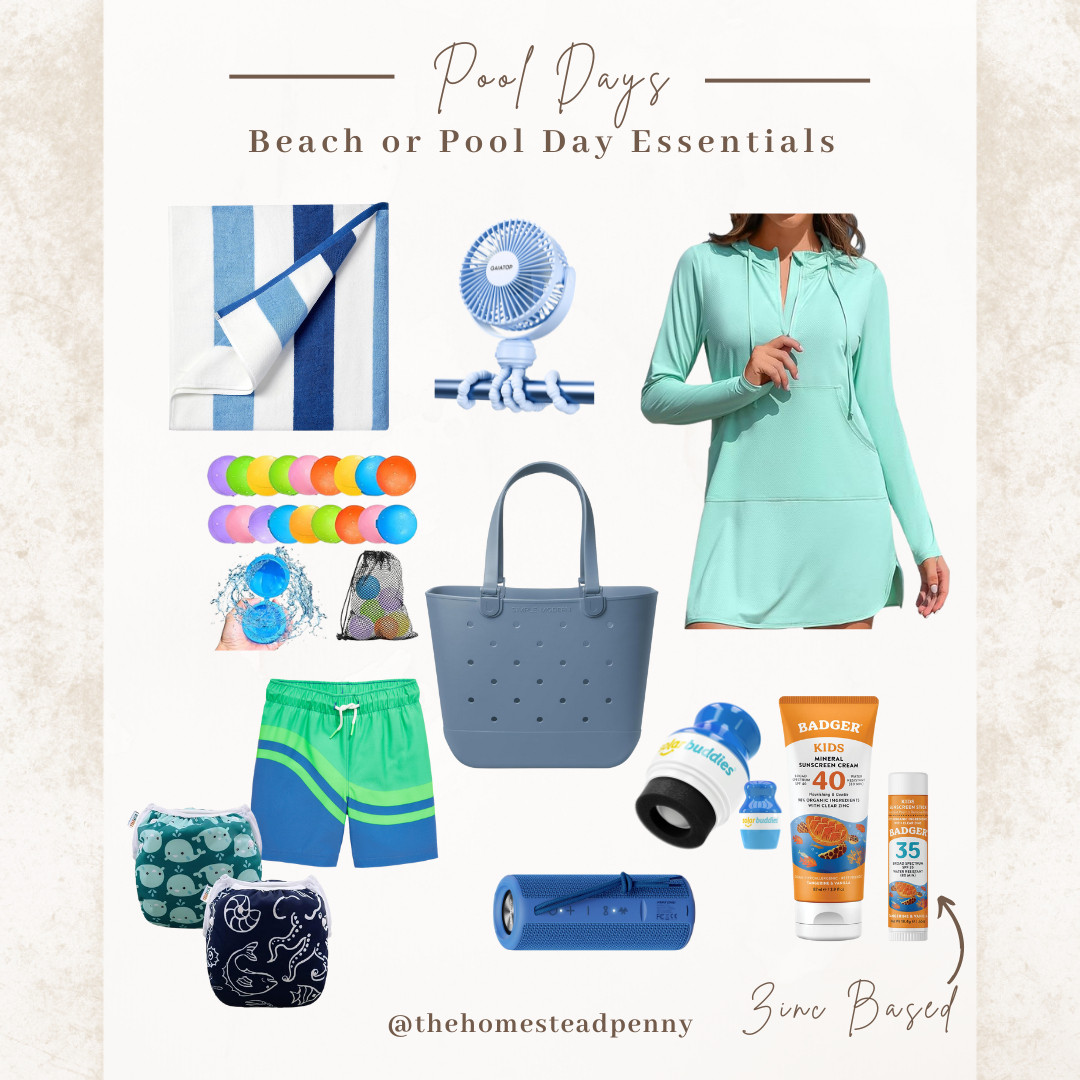 🏖️ BEACH & POOL TRIP MUST-HAVES ☀️

Heading to the beach or pool with littles? These summer essentials will keep your toddler (and YOU) cool, protected, and entertained while making the day so much easier! 🌊💦

✔️ Swim trunks – Comfy & perfect for all-day play 🩳
✔️ Zinc-based sunscreen – Safe & effective sun protection ☀️
✔️ Sunscreen applicator – Because wrestling a toddler for sunscreen is NOT it 😆
✔️ Beach towel – Soft, absorbent, and quick-drying 🏖️
✔️ Reusable water balloons – Less mess, endless fun 🎈💦
✔️ Portable speaker – Set the vibe with your favorite tunes 🎶
✔️ Mom rash guard cover-up – Stylish + sun protection = win-win! 😍
✔️ Mini fan – Because cooling off is a must! 🌀
✔️ Reusable swim diapers – Eco-friendly & budget-friendly 🌱

Tap to shop these beach & pool must-haves and make your next trip a breeze! 

#BeachDayWithKids #PoolDayFun #ToddlerEssentials #MomHacks #FamilyVacation 

 #LTKSwim #LTKKids #LTKFamily