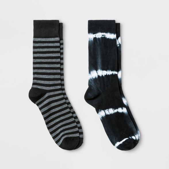 Men's Novelty Crew Socks 2pk - Goodfellow & Co™ 7-12 | Target
